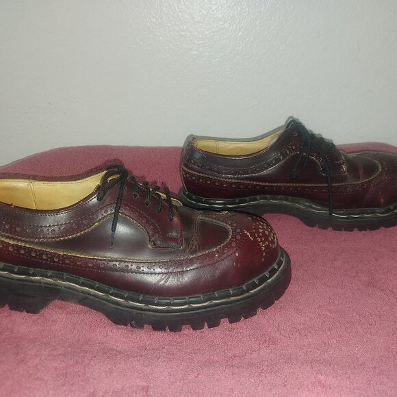 GRIPFAST STEEL TOE OXFORD BROWN LEATHER SHOES SZ 5 UK 35 - Picture 2 of 16